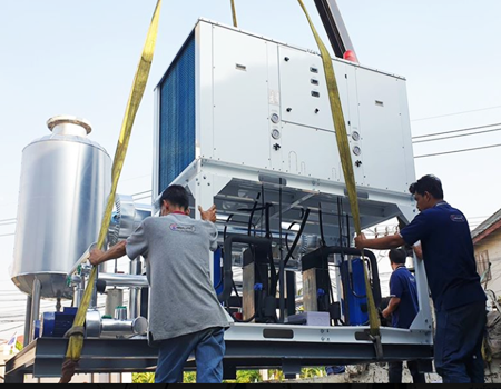 ทดสอบเครื่อง Gas Dryer ชุดใหญ่